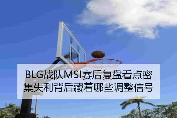 BLG战队MSI赛后复盘看点密集失利背后藏着哪些调整信号